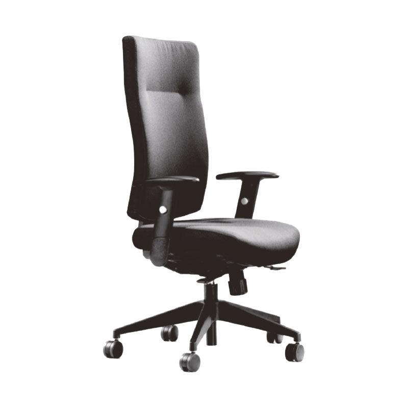 SILLA FORCE KRATOS FC-UN1202-2HF EJECUTIVA DE CUERINA C/BRAZOS NEGRA