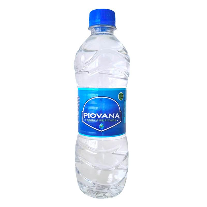 AGUA EMBOTELLADA PIOVANA (20-OZ/600ML) 100% PURIFICADA