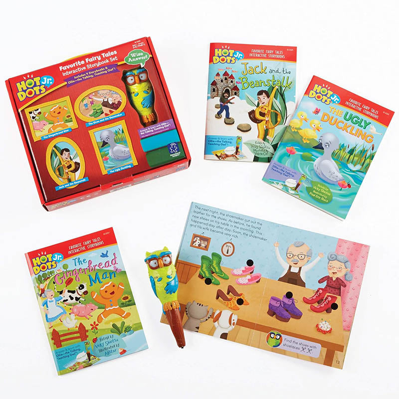 EI-2320 HOT DOTS JR. FAVORITE FAIRY TALES INTERACTIVE STORYBOOK SET