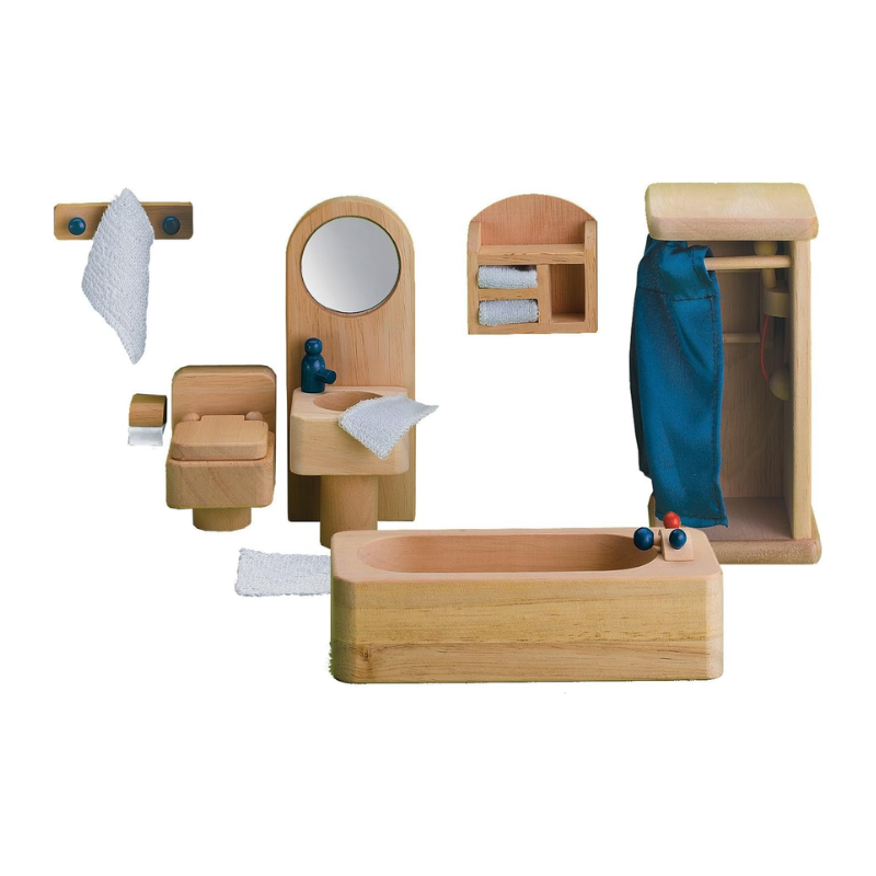 Bathtime and Bubbles Bathroom Dollhouse Furniture