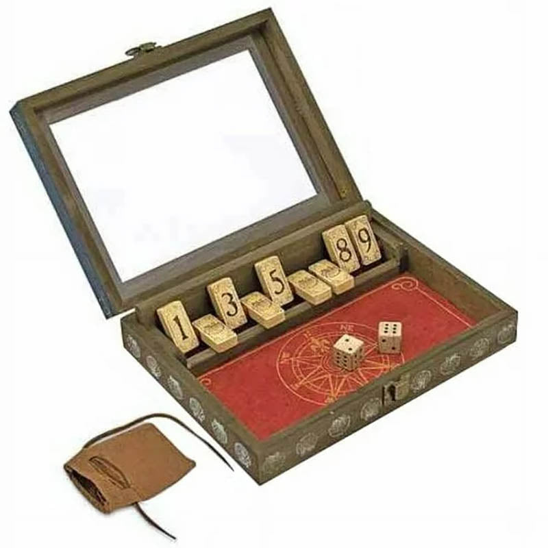 LCI-4377 PAST-TYME CLASSIC GAMES/SHUT-THE-BOX