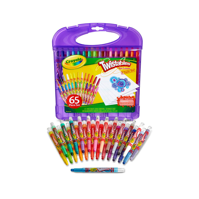 Twistables mini crayons and paper set