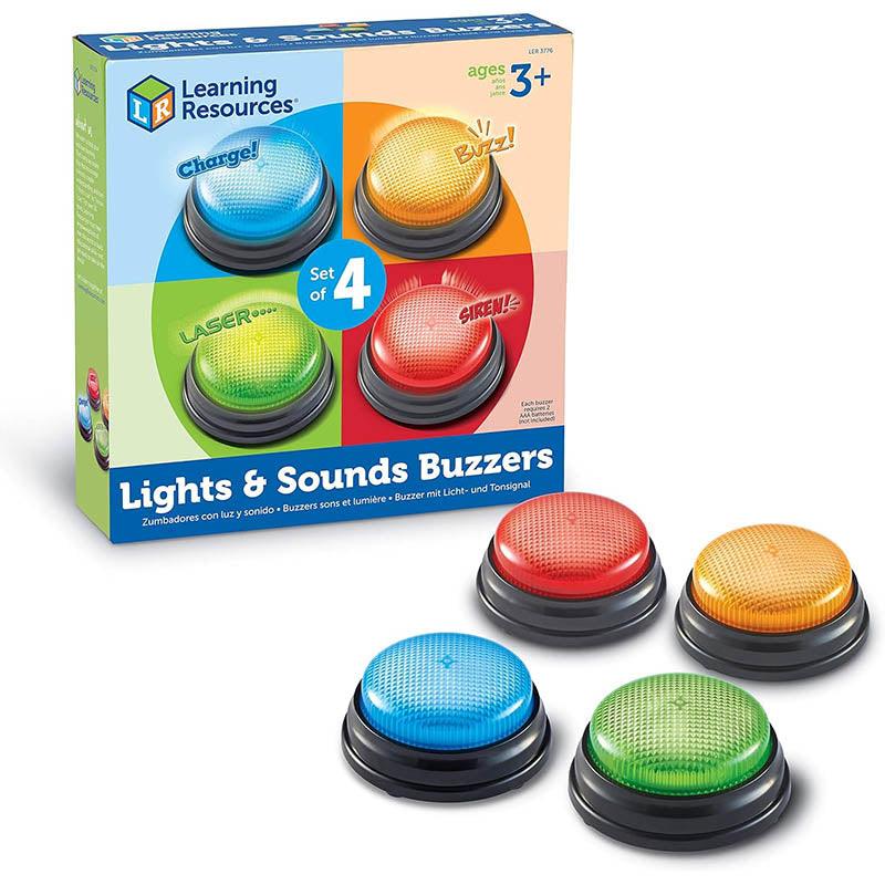 LIGHTS AND SOUNDS BUZZERS SET DE 4