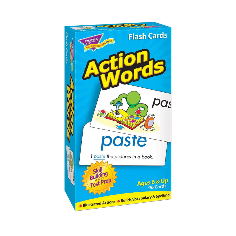 Action Words Flash Cards