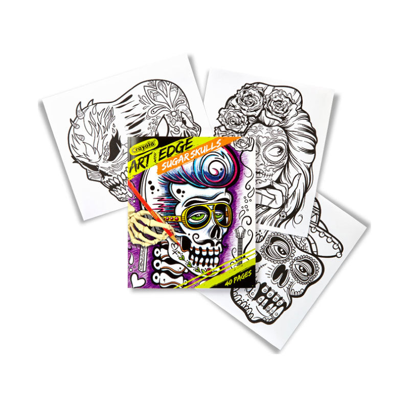 Art with Edge -Sugar skulls Coloring book