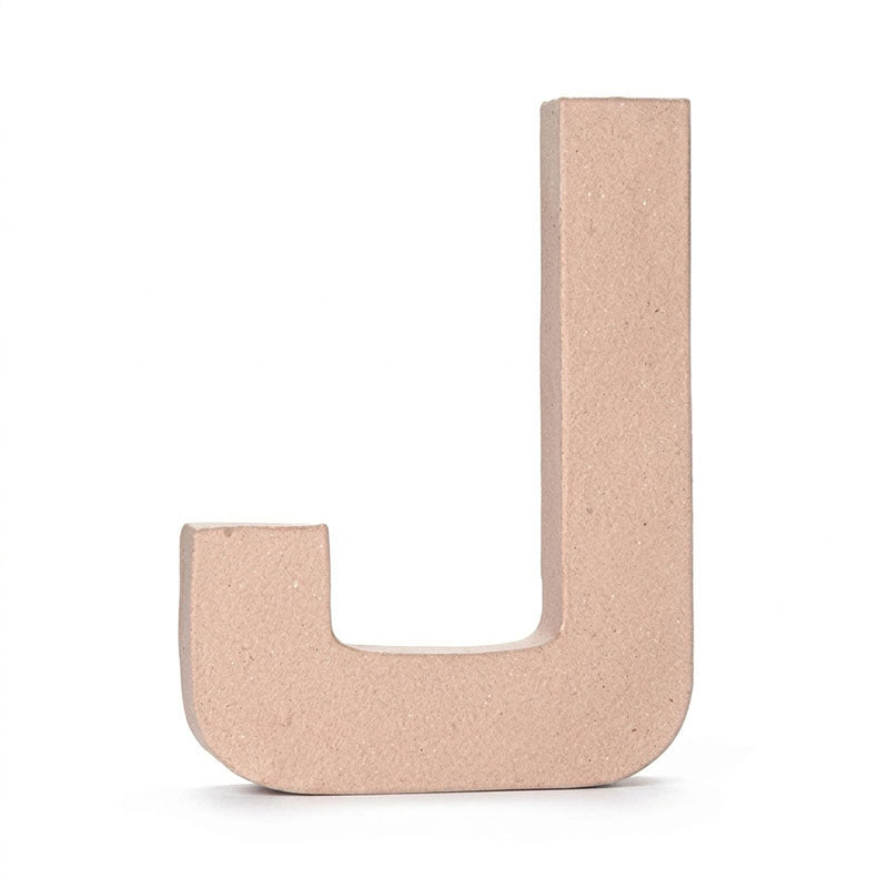 DARICE-2861-J PAPER MACHE LETTERS 12 J