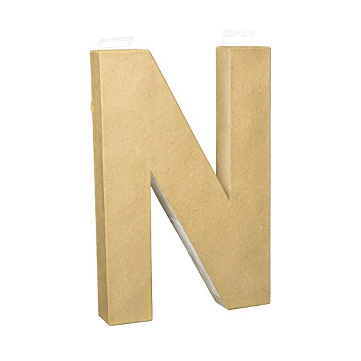 DARICE PAPER MACHE LETTERS 12 N