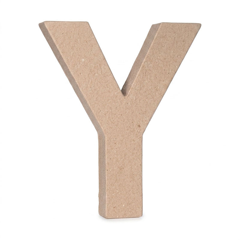 DARICE-2861-Y PAPER MACHE LETTERS 12 Y