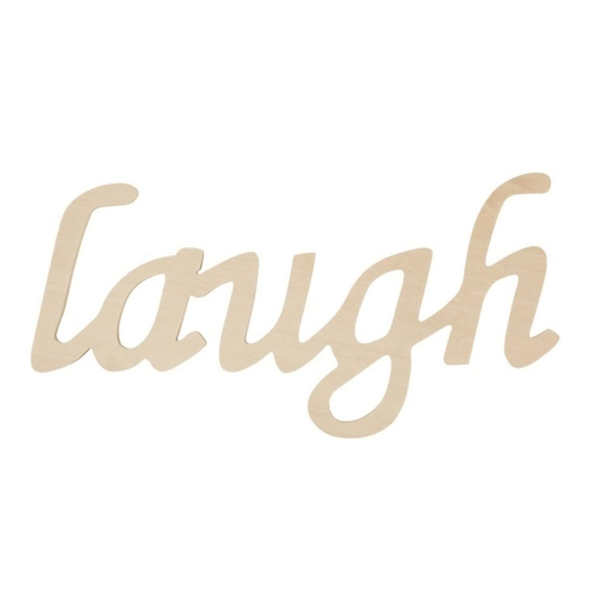 DARICE WOOD SCRIPT WORDS LAUGH