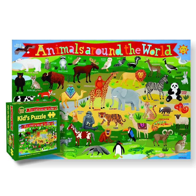 PUZZLES ANIMALS AROUND