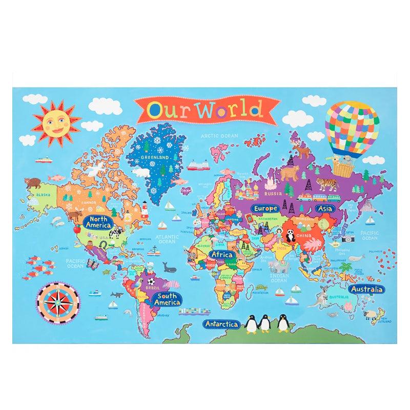 WALL MAPS KID'S WORLD WALL MAP