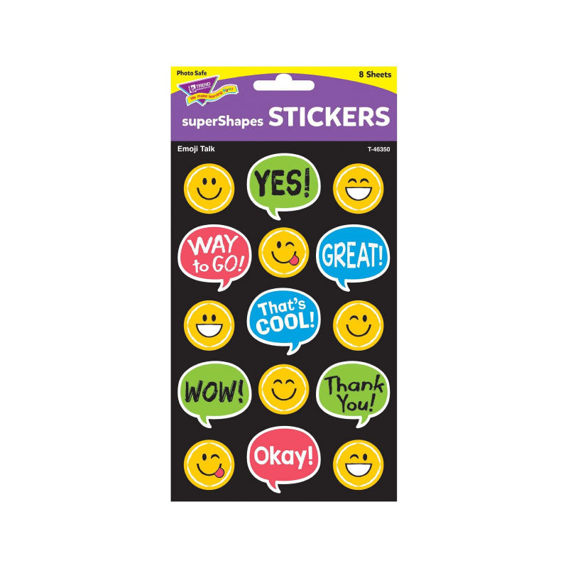 Emoji Talk SuperShapes Stickers