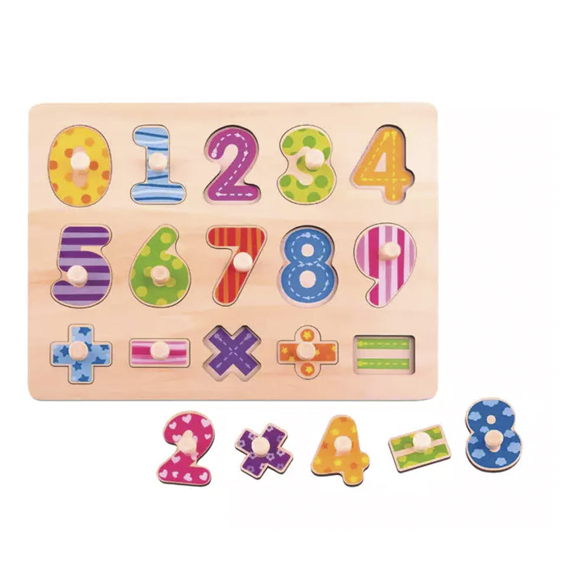 Rompecabezas de Madera Números Tooky Toys TY851