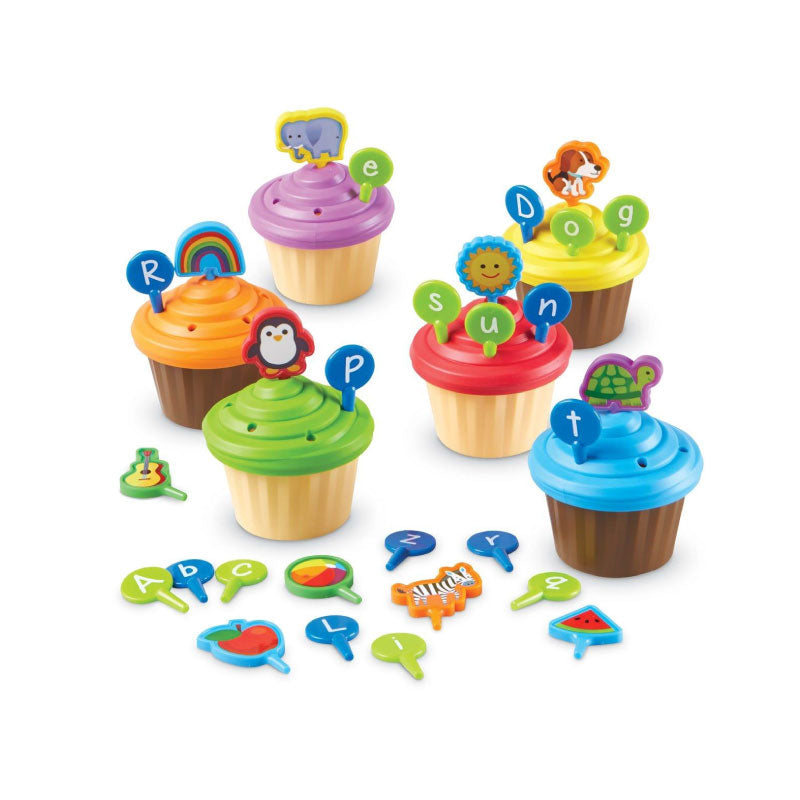 ABC Party Cupcake Toppers