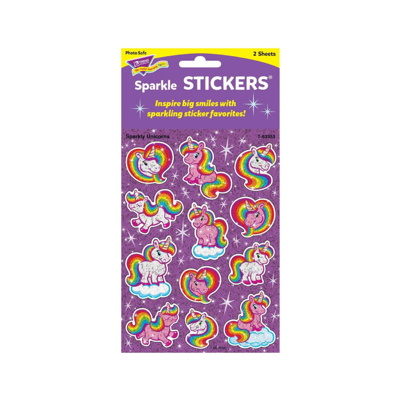 Sparkly Unicorns Sparkle Stickers