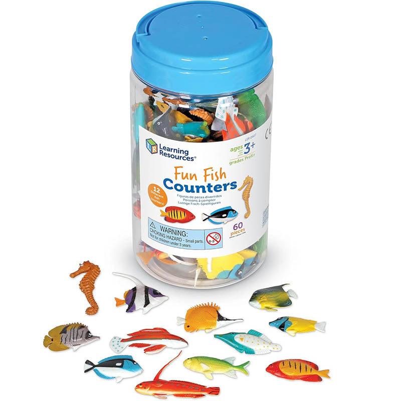 FUN FISH COUNTERS (60 PIECES)