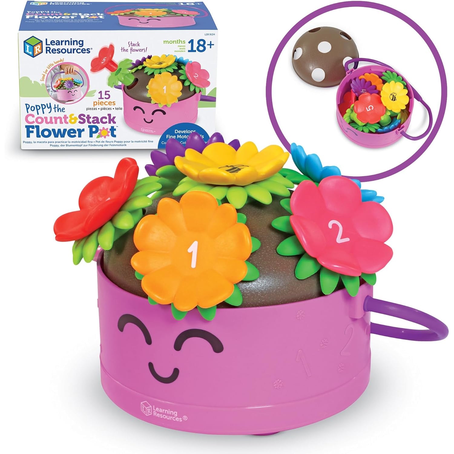 POPPY THE COUNT & STACK FLOWER POT