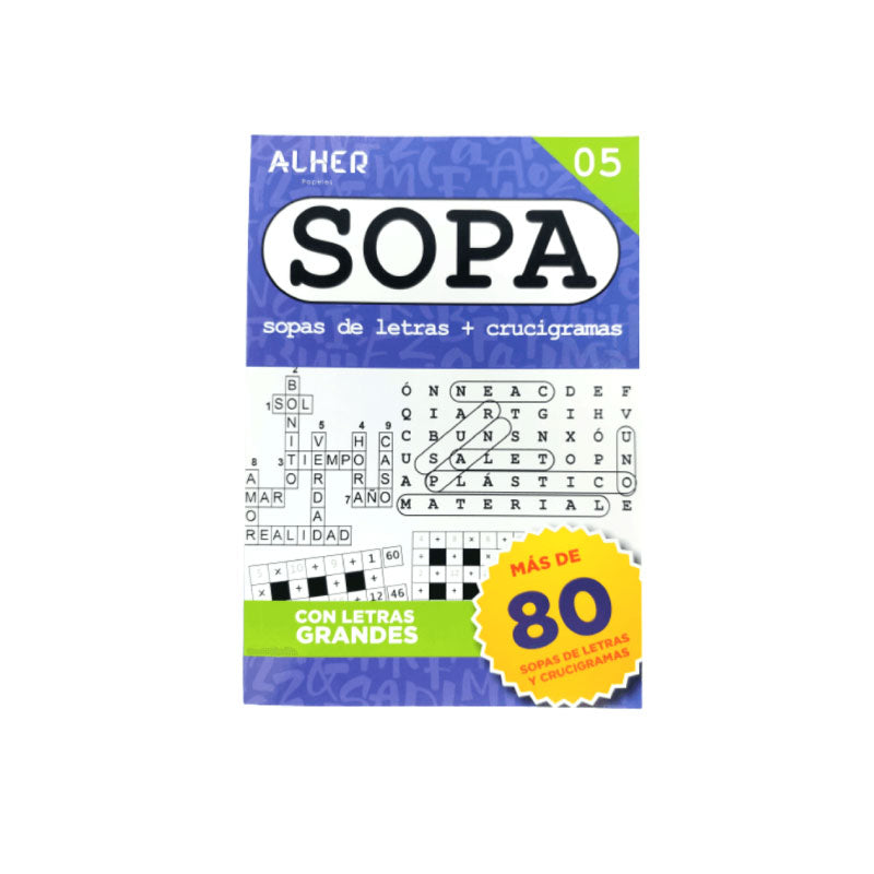 Sopa de letras + crucigramas #5