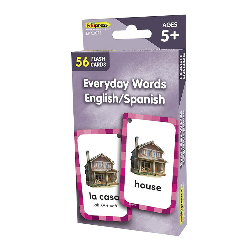 Everyday Words English/Spanish Flash Cards