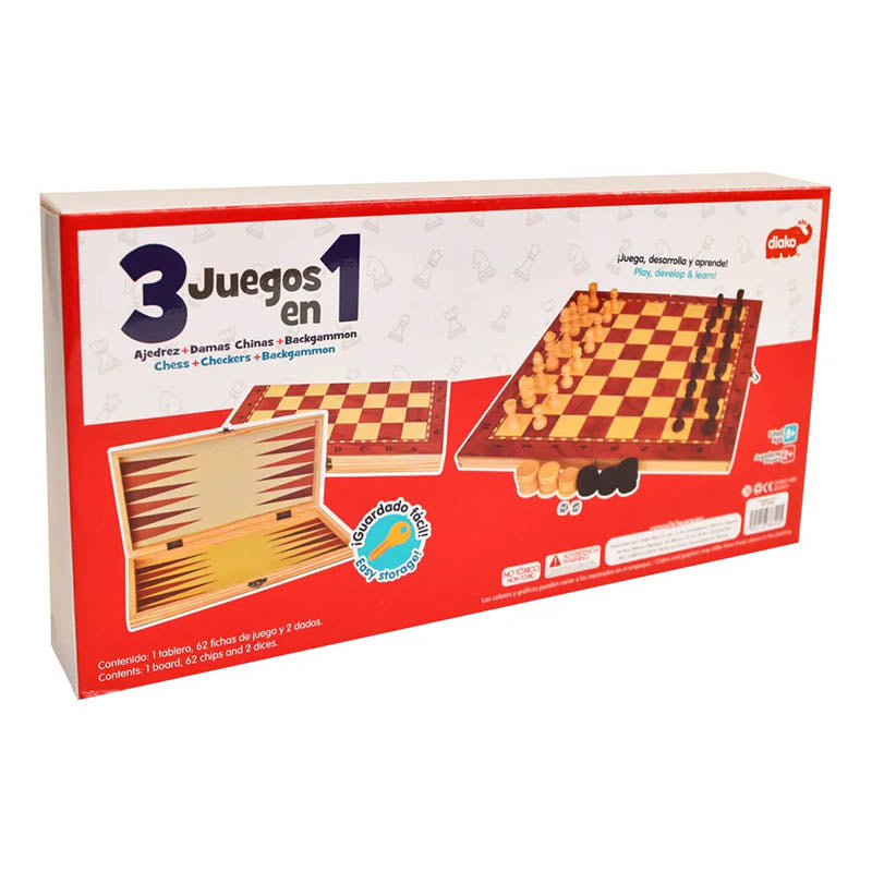 DIAKO JEF-8905 3 JUEGOS EN 1