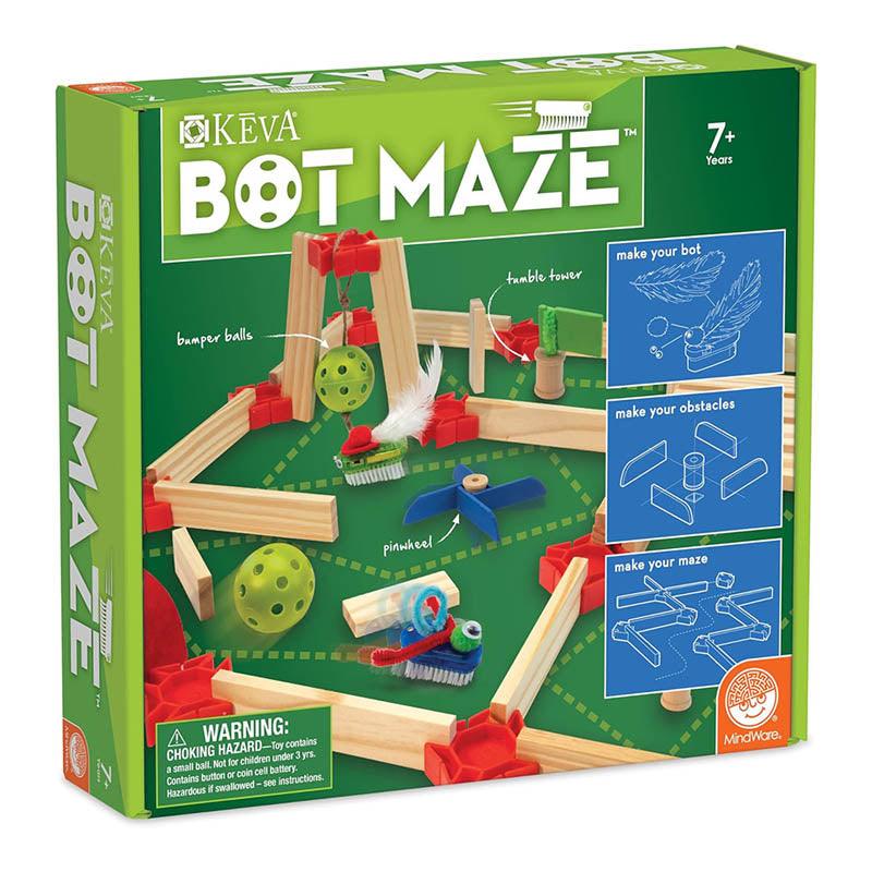 MWW 68409 KEVA BOT MAZE STEM WOODEN BOT KIT