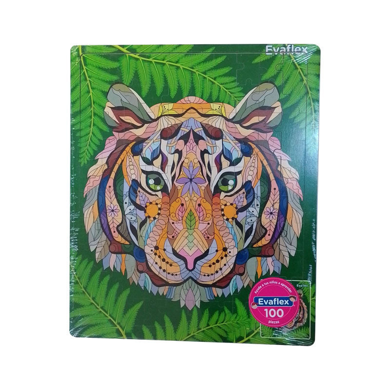 ROMPECABEZA X 100 PIEZAS - TIGRE MANDALA