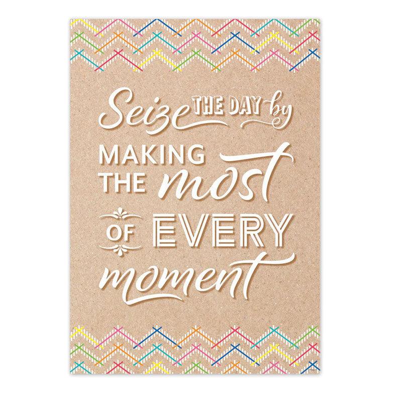 CTP-10844 SEIZE THE DAY BY INSPIRE U POSTER