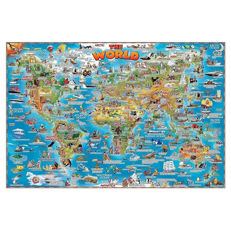 MAESTRAL ILLUSTRATED DP11 WORLD 250 PIECES PUZZLE