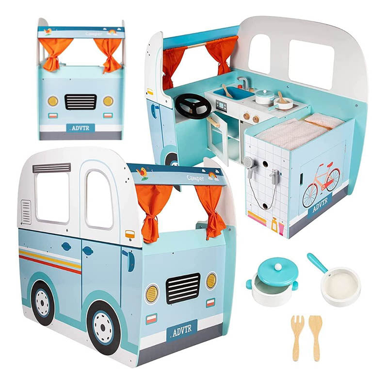 SVAN-MCT-604 MY CAMPER VAN WOODEN PLAYSET (CAMIONETA DE ACAMPAR)