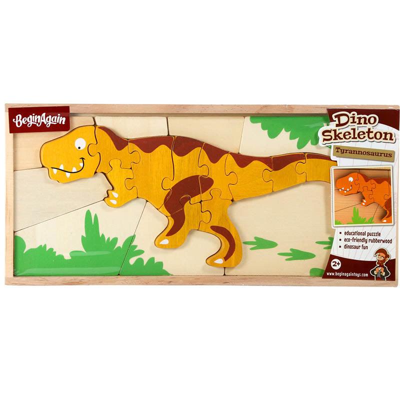 BEGINAGAIN-I1303 DINO SKELETON PUZZLE - TYRANNOSAURUS