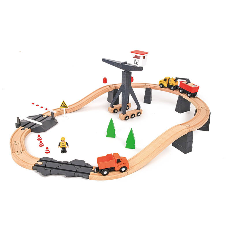 TOOKY TH682 (3 AGE) 35 PCS CONSTRUCTION YARD TRAIN SET