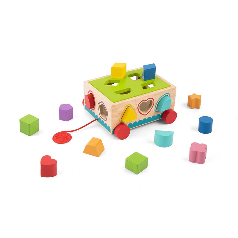 TOOKY TH580 (12 AGE) 16 PCS SHAPE SORTER CART