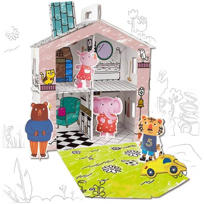 TOOKYALAND LT089 MY LITTLE DOLLHOUSE 10 PCS 3+ AGES