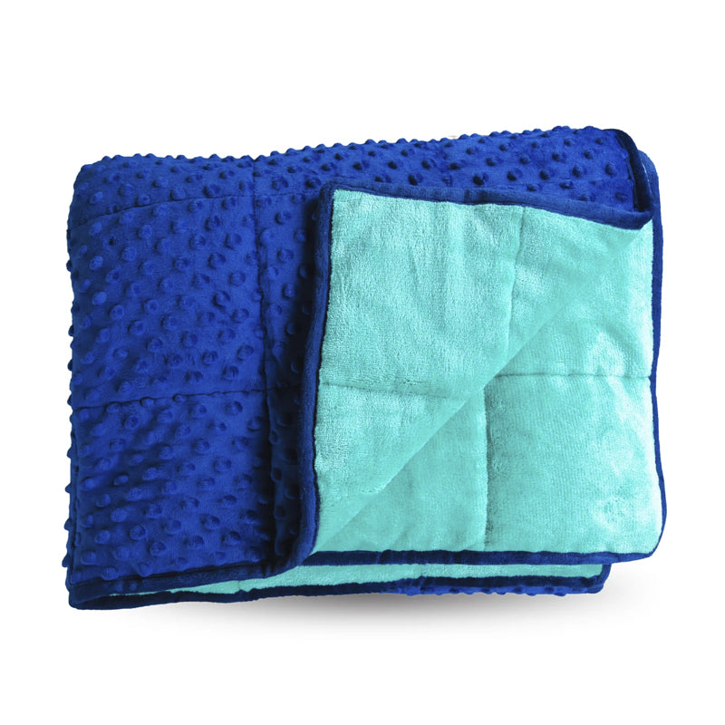 Manta Sensorial (56"X36") Azul / Verde (7 LBS) Bouncyband®