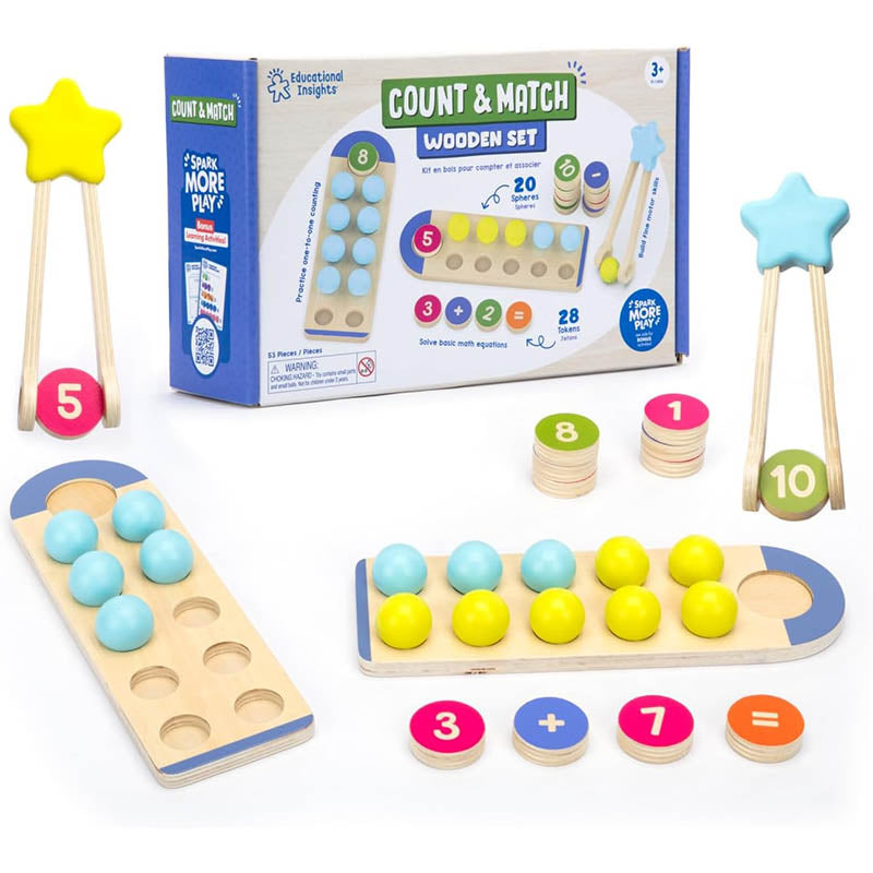 Count and Match Wooden Set
