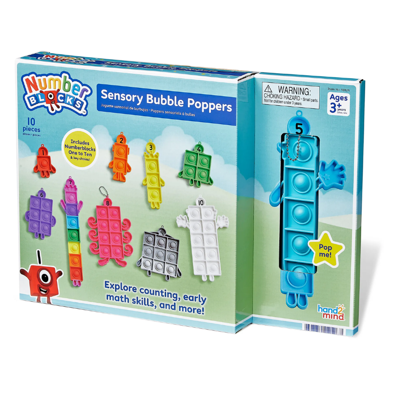 Numberblocks Sensory Bubble Poppers