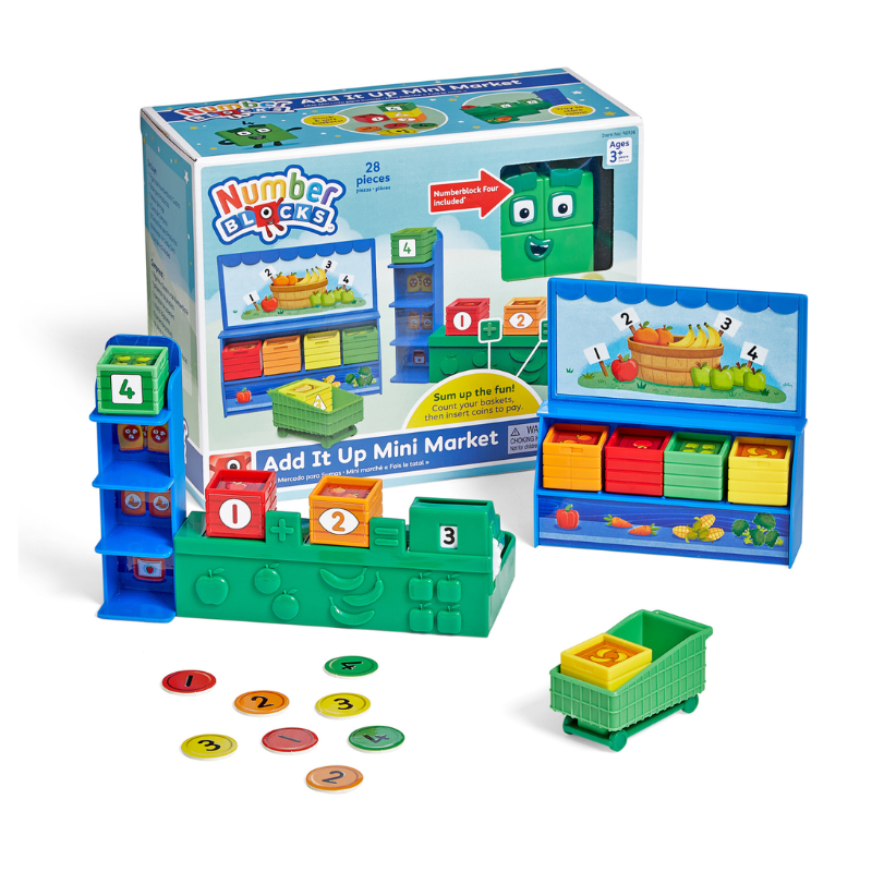 Numberblocks Add It Up Mini Market Figure Playset