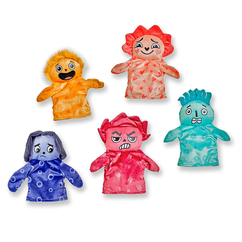 HAND PUPPETS LOVED EXCITED FRUSTRATED NERVOUS N LONELY