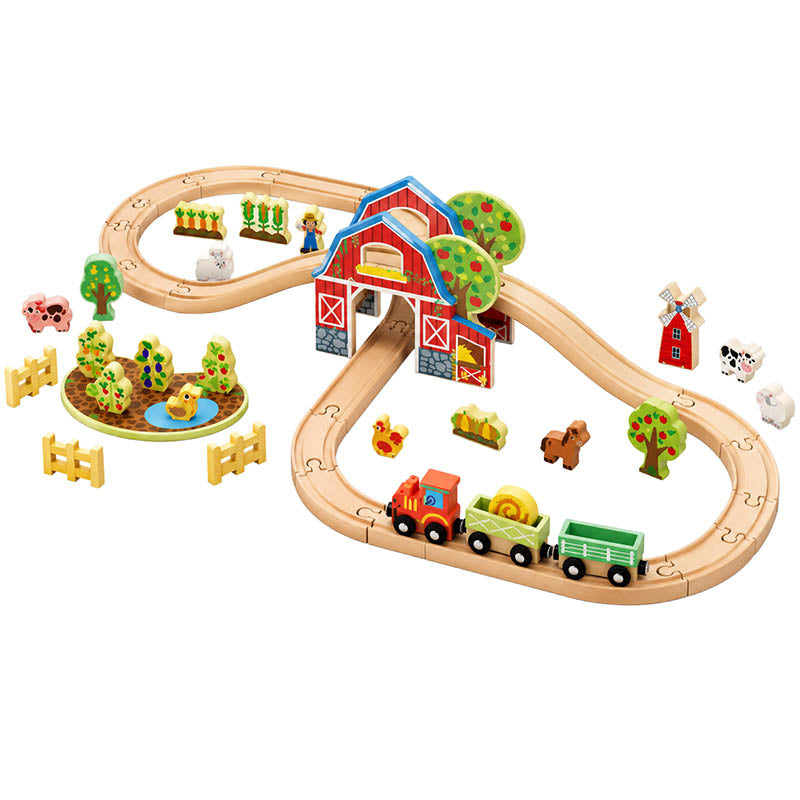TOOKY TP553 SET DE TREN DE GRANJA (3+ EDAD) (50 PIEZAS)