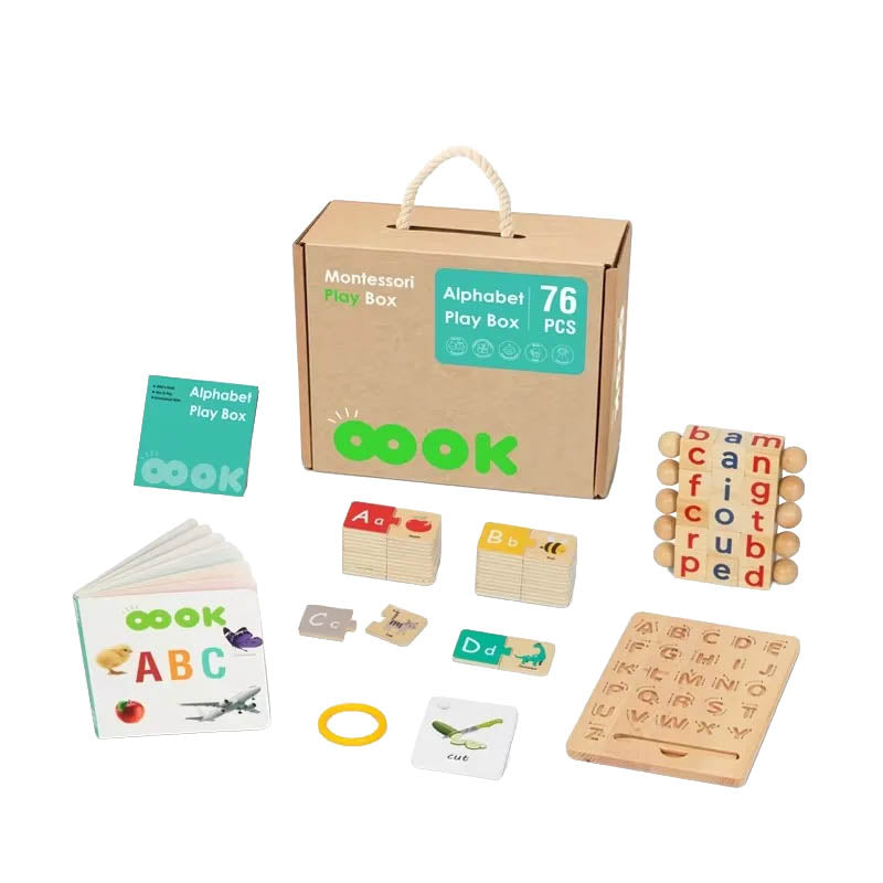 TOOKY BCTJ688 ALPHABET PLAY BOX (+3 AÑOS) (76 PIEZAS)