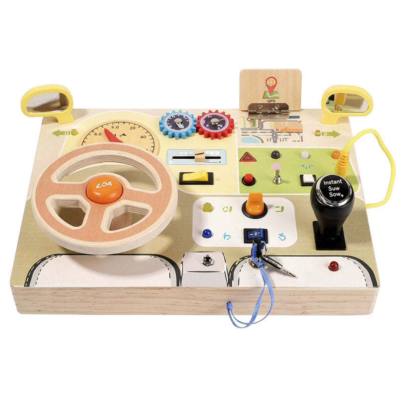 HAKKO TOY HK1821 TABLERO DE ACTIVIDADES CON VOLANTE