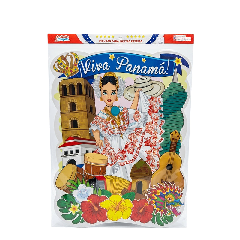 ML-LAMINAS VIVA PANAMA #5 (32CM X42CM)