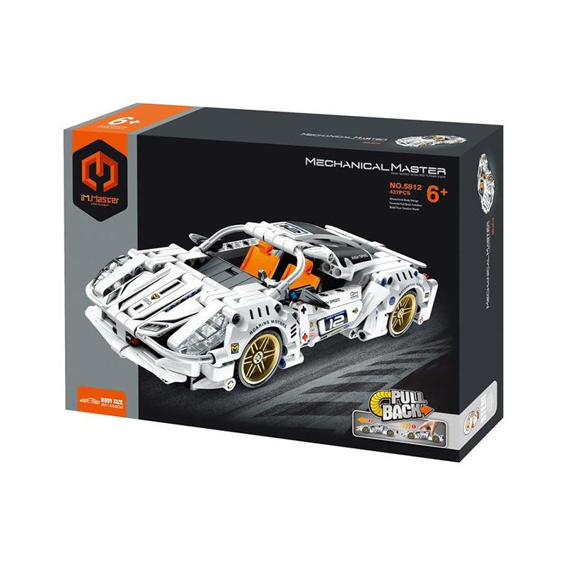 BLOQUES DE CONSTRUCCION MODELO ARMABLE SET  PULL BACK SUPER CAR 437PC