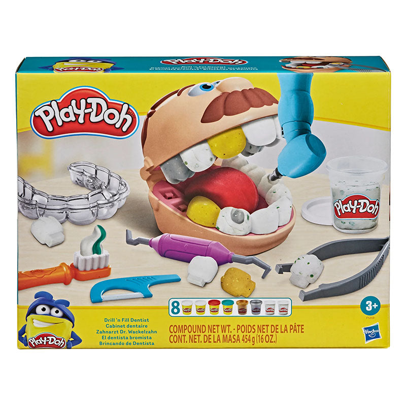 PLAY DOH JUEGO DE DENTISTA DOLD FILLIN AND DRILLIN