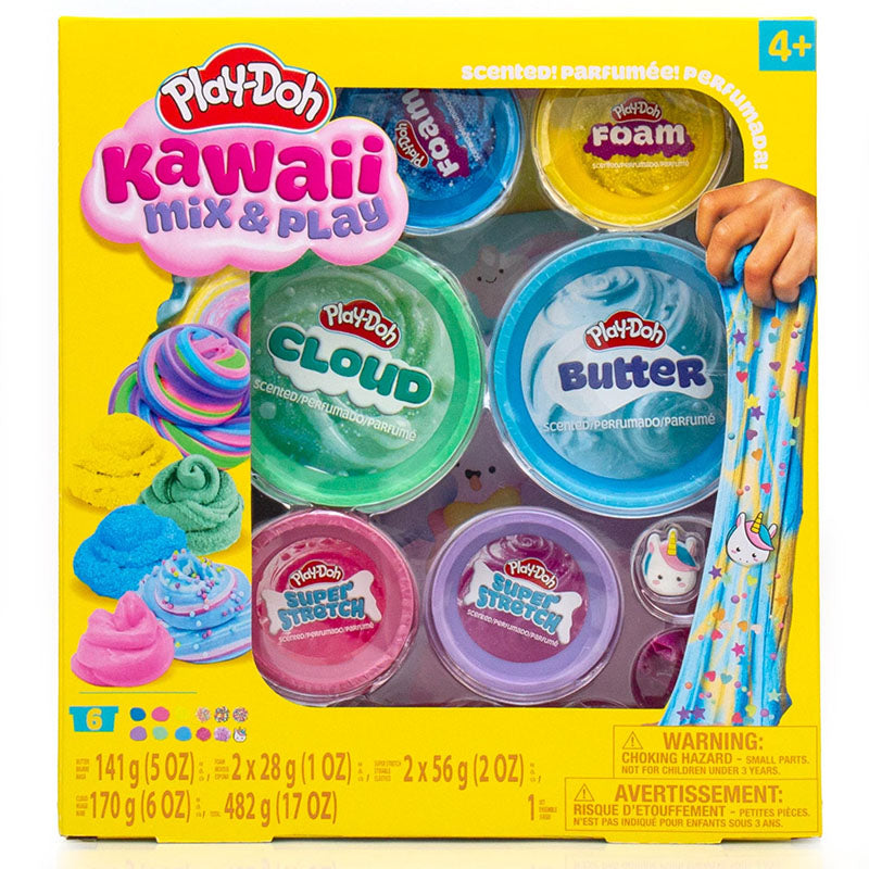 PLAY DOH KAWAII MIX & PLAY NUBE MANTEQUILLA ESPUMA SUPER STRETCH