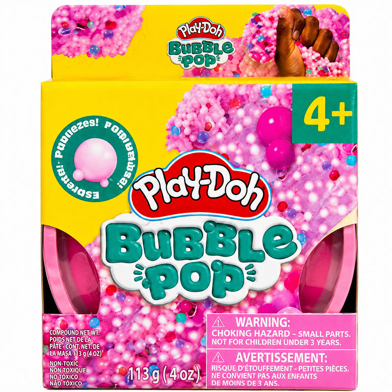 PLAY DOH BUBLE POP MASA ROSA AROMA CHICLE