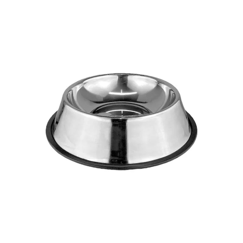 PLATO PARA MASCOTA 847-PJ6926 (22CM) PLATEADO