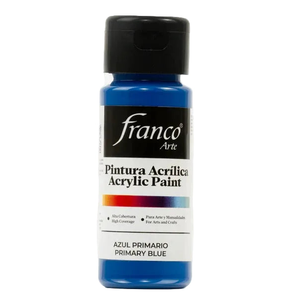 PINTURA ACRILICA FRANCO ARTE #FA18015 (60ML) AZUL PRIMARIO