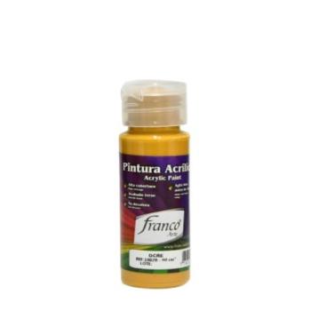 PINTURA ACRILICA FRANCO ARTE #FA18028 (60ML) OCRE