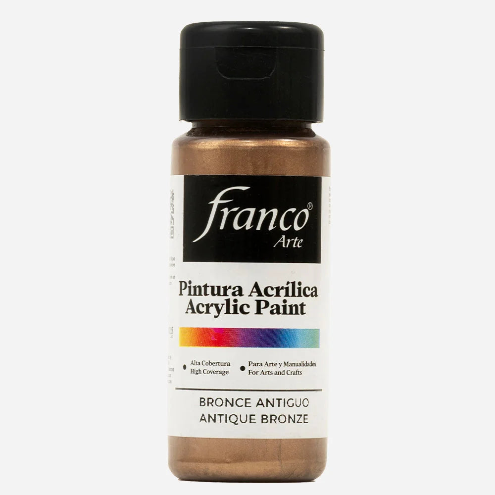 PINTURA ACRILICA FRANCO ARTE #FA18036 (60ML) BRONCE ANTIGUO
